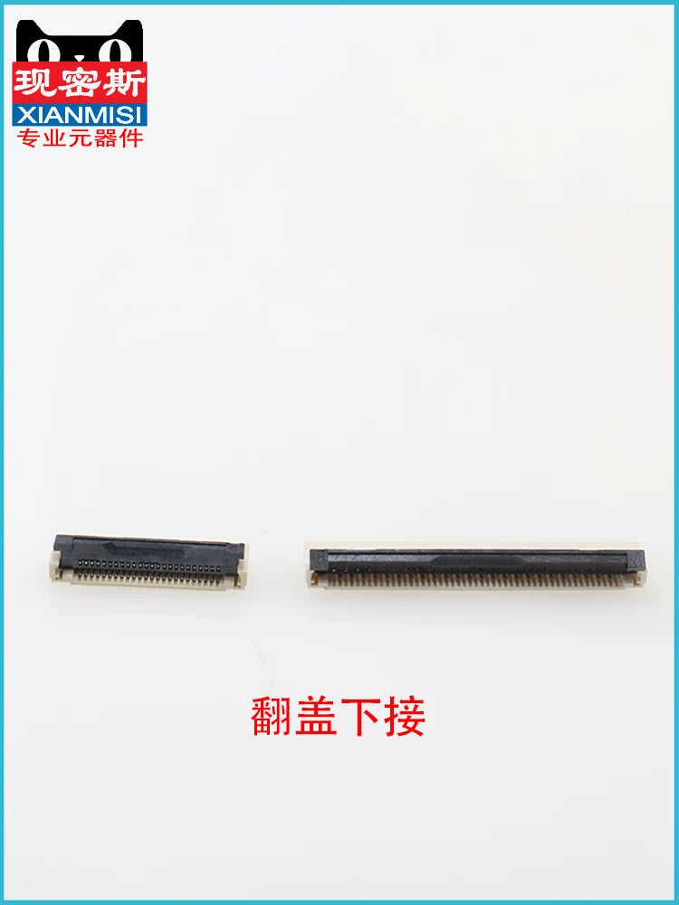 FPC/FFC çevik kabel yuvası 0.5MM/1.0MM meydança, çekmecenin alt bağlantısı, çekmecenin yuxarı bağlantısı, çevirmə qapağının alt bağlantısı
