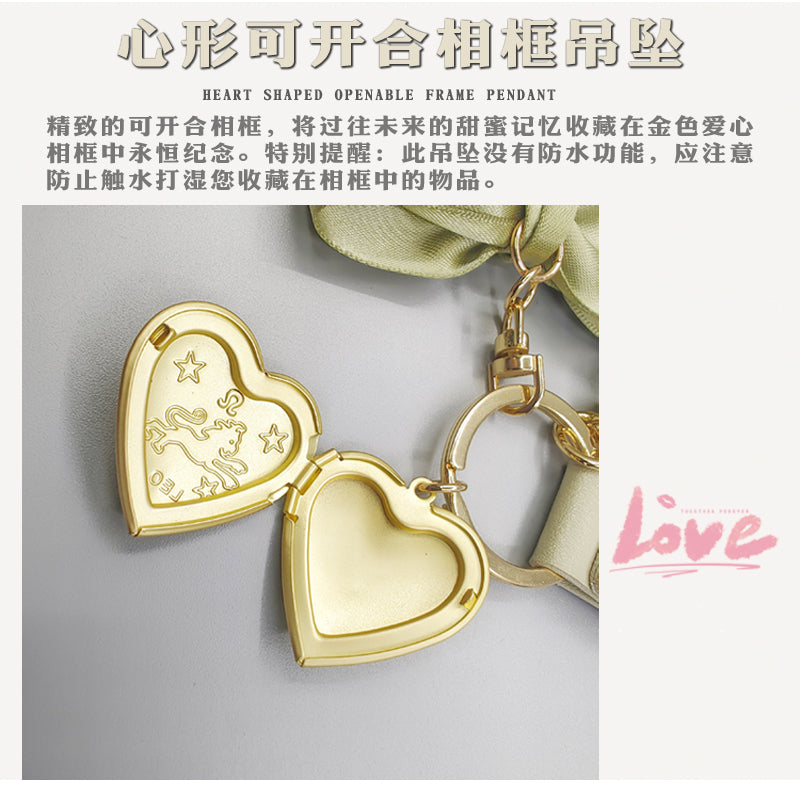 Little Red Book Ribbon Keychain Creative Popular Car Keychain INS High-Up Goddess Bag Pendant