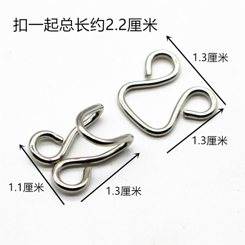 Yüksək keyfiyyətli metal şalvar çəngəl düyməsi gizli toqqa qarmaq toqqa şalvar qarmaq yaxası çəngəl üslubunda toqqa bütün mis görünməz toqqa toka