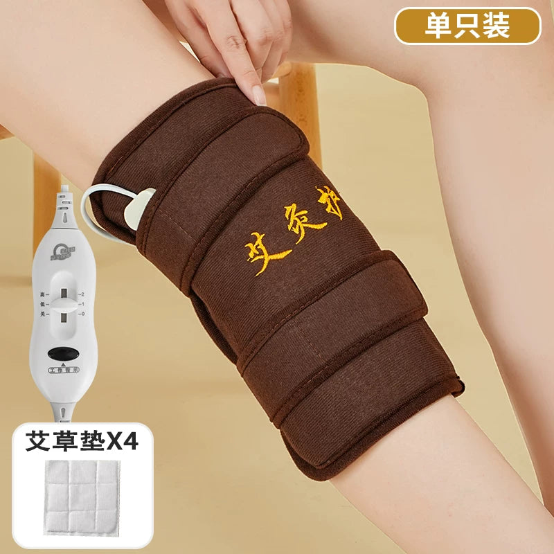 Elektrik moxibustion diz yastıqları, fizioterapiya diz yastiqciqları, çoxfunksiyalı böyüklər üçün isti saray beli orta yaşlı və yaşlı insanlar üçün elektrik qızdırıcı diz yastıqları