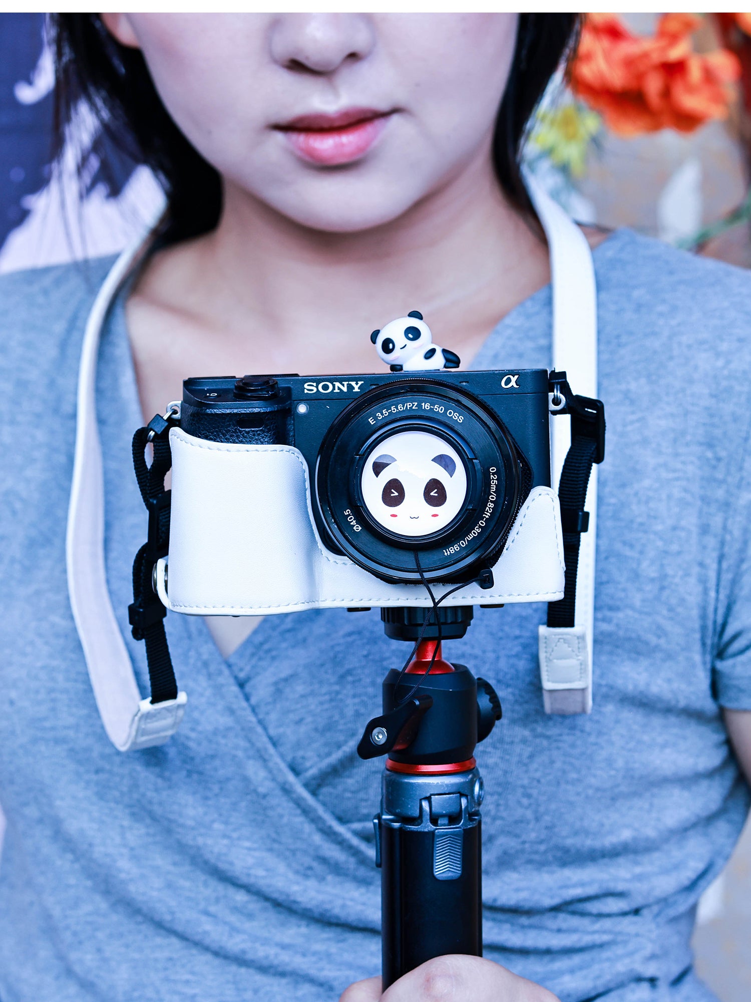 Keyfiyyətli xəzinə Sony nex5t qoruyucu qutu nex5r dəri qutu A6100 ZVE10m2 qoruyucu qutu r50 dəri qutusu üçün uyğundur