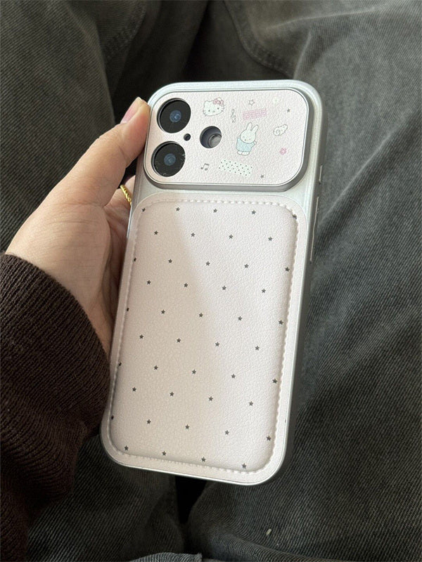 Star Note Miffy Rabbit iPhone17ProMax cib telefon qutusu üçün uyğundur orijinal quzu dərisi Apple 16Pro yeni 15plus hər şey daxil incə deşik 14/13 dişi 12/11 yıxılmağa qarşı qoruyucu örtük