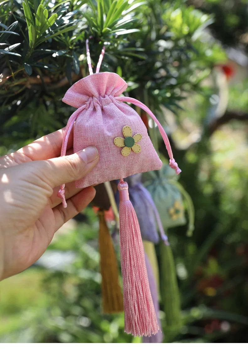 Dragon Boat Festivalı DIY material çantası paketi boş çanta lavanda kisəsi çantası moxa yarpağı çanta çantası portativ ağcaqanad kovucu buxur çantası