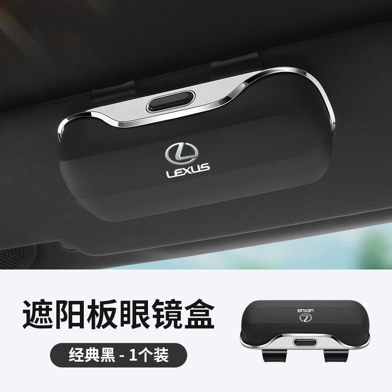 Lexus ES avtomobil günəş eynəyi qutusu, RX/NX/IS/CT/LS/GX günəş eynəyi saxlama qutusu, günəş eynəyi klipi