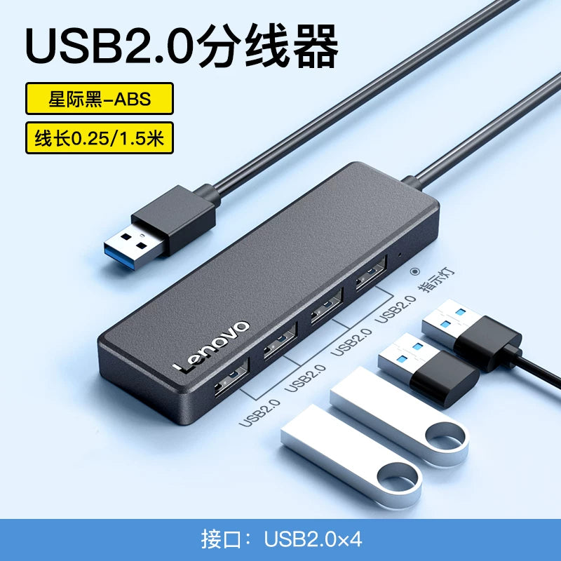 Lenovo usb genişləndirici dok ştepseli çox portlu dəst ayırıcı çox funksiyalı genişləndirici Apple Huawei notebook stolüstü kompüteri mobil telefon planşet xarici multi-interfeys uzadılması dok mərkəzi üçün uyğundur