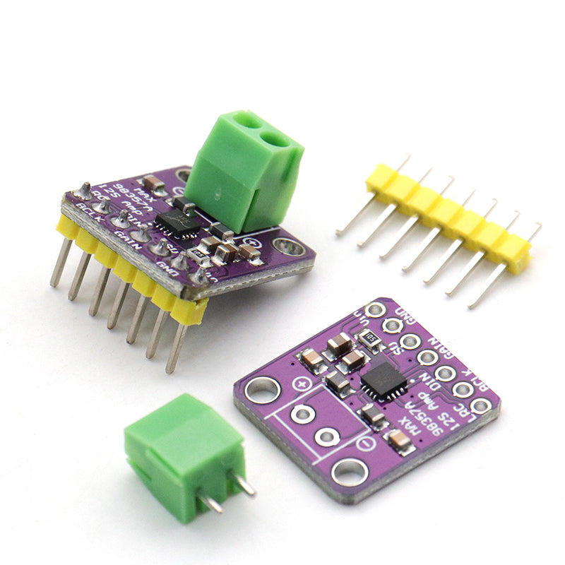 MAX98357 I2S audio gücləndirici modulu/filtrlənməmiş D sinif gücləndirici ESP32 Raspberry Pi-ni dəstəkləyir