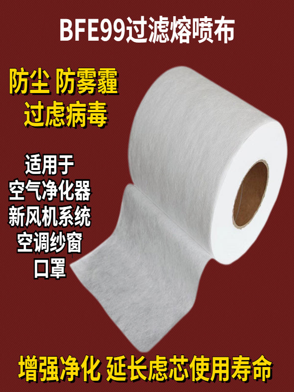Xiaomi hava təmizləyicisi üçün uyğundur filtr elementi əridilmiş parça elektrostatik filtr DIY PM2.5 təmizləyici ekran pəncərə spreyi parça