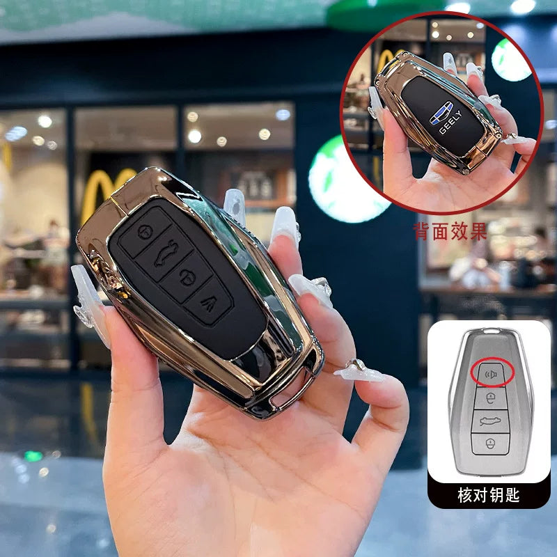 Geely Jiaji açar örtüyü, Geely Haoyue PRO, Xingyue L, Boyue, Binyue, Emgrand və Binrui avtomobil çantası klipləri üçün uyğundur