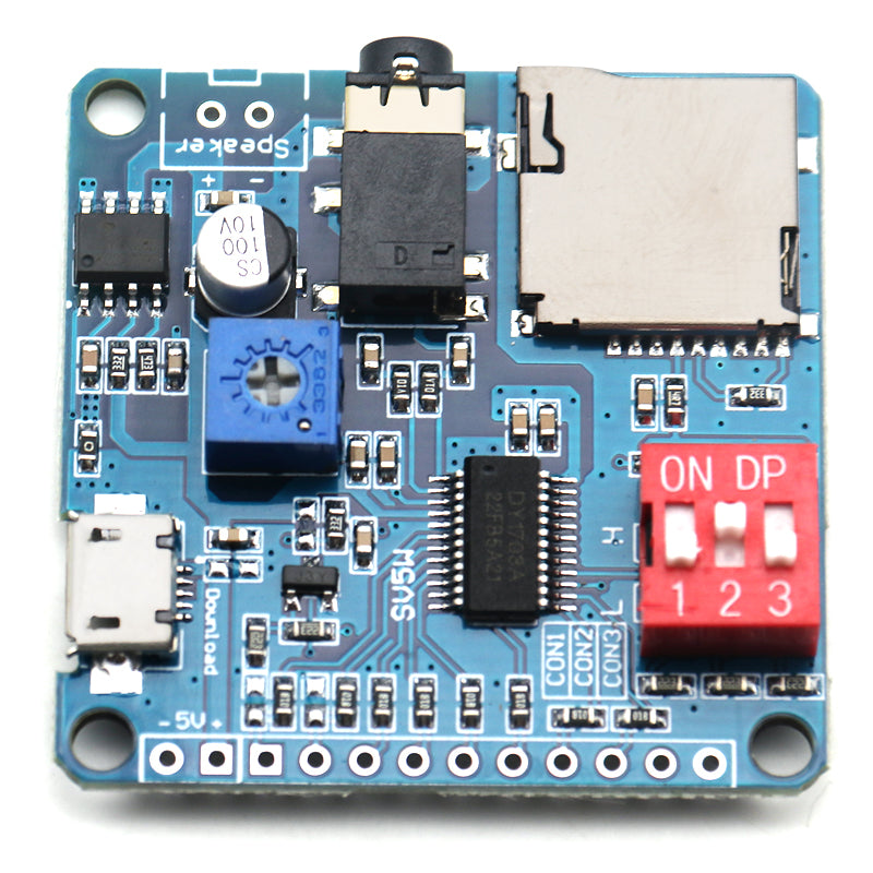 Səs oxutma modulu MP3 pleyer oxutma tetikleyicisi serial port nəzarəti oxutma DY-SV5W səs modulu - 2