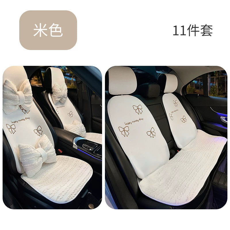 Bütün fəsillər üçün uyğun olan kətan avtomobil oturacaq yastıqları, Chanel-dən ilhamlanmış üslubda, BYD, ORA, Mercedes-Benz və BMW oturacaq üzlükləri üçün idealdır.