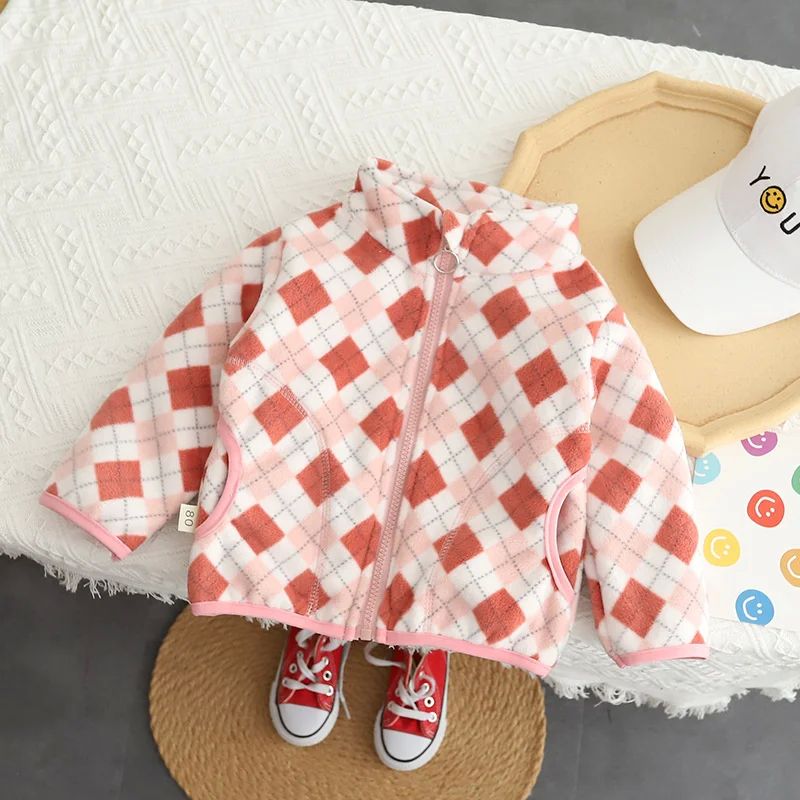 Yeni Payız Qış Uşaq Qız Geyimləri Körpə Paltosu Uşaqlar Şirin