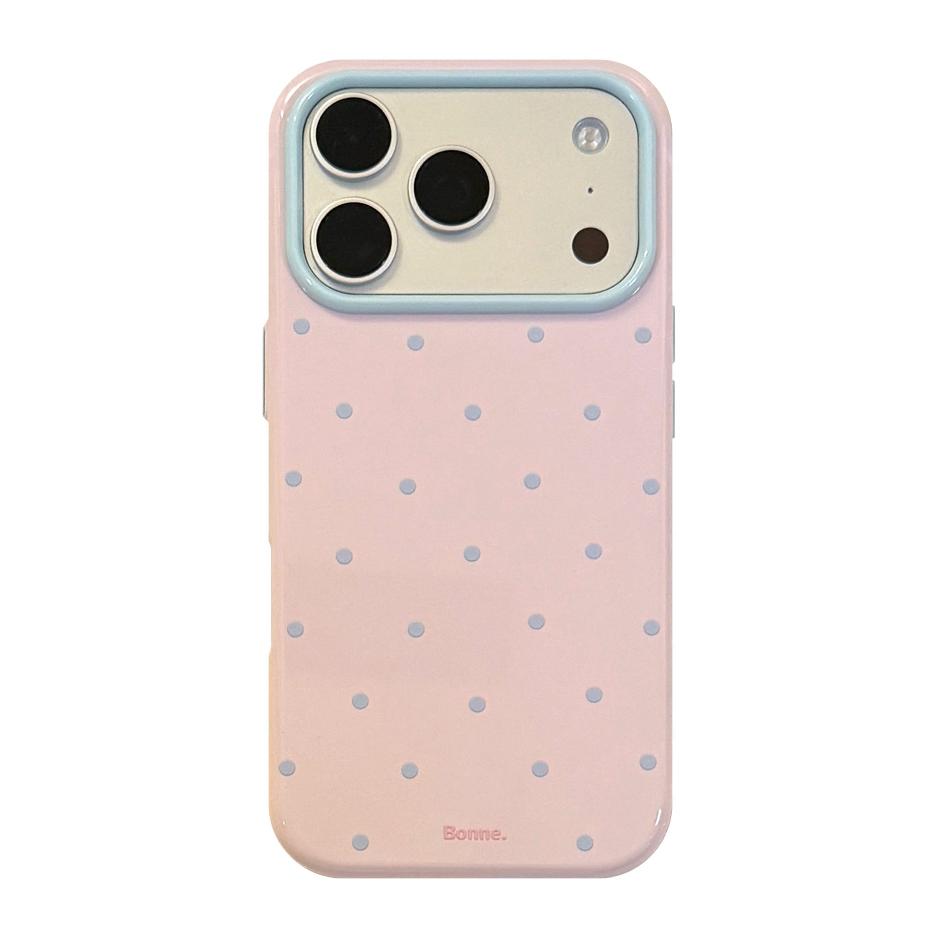 Koreya üslubunda sadə təzadlı rəngli polka nöqtə iPhone17ProMax üçün uyğun Apple mobil telefon qutusu yeni 16 fərdiləşdirilmiş kreativ 15 yüksək səviyyəli niş sevimli qadın modeli ins üslubunda silikon düşməyə qarşı böyük deşik yumşaq qabıq