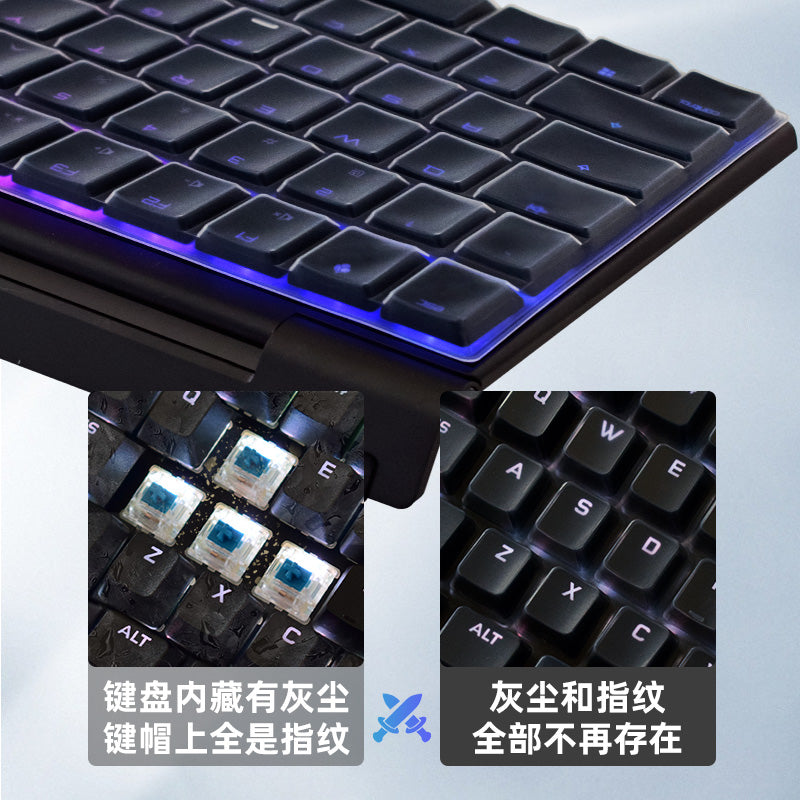 CHERRY Cherry MX3.0S klaviatura filmi MX2.0S klaviatura qoruyucu filmi MX10.0 mexaniki klaviatura MX1.0TKL toz örtüyü MX8.0 suya davamlı G80-3000 filmi 3494 KC6000 üçün uyğundur