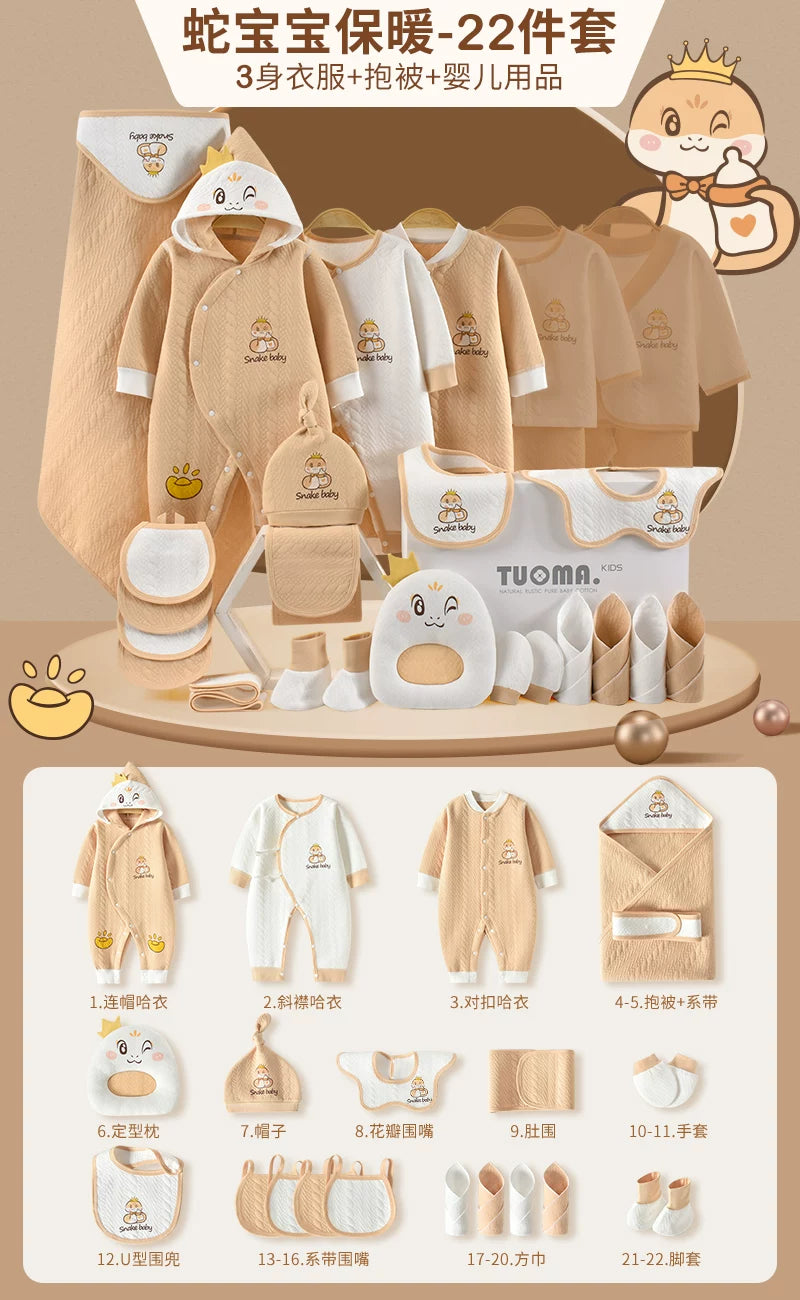 Körpə geyimləri, yeni doğulmuş körpələr üçün hədiyyə qutusu, təmiz pambıq dəsti, yeni doğulmuş körpələr üçün hədiyyələrin tam kolleksiyası, dolunay şənliyi və daha çox şey.