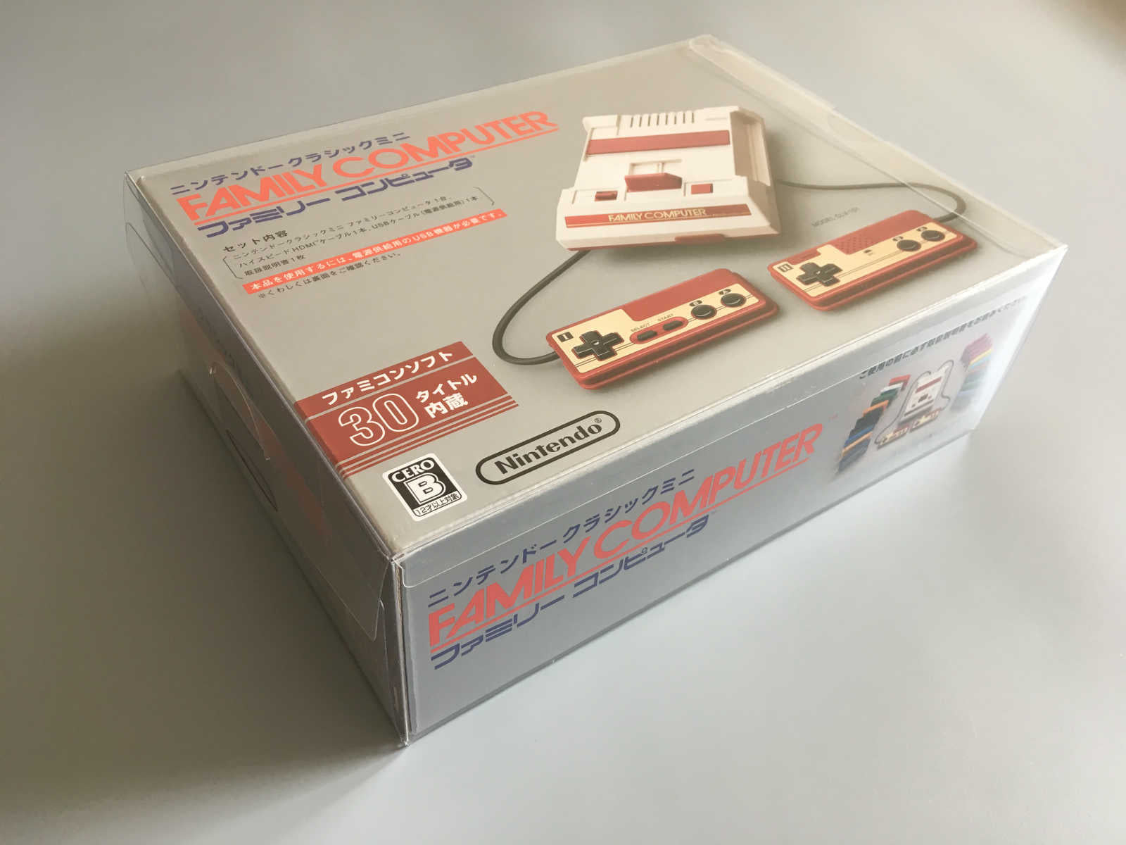 Nintendo FCmini oyun konsolu saxlama qutusu kolleksiyası ekran qutusu Yapon versiyası FC replikası