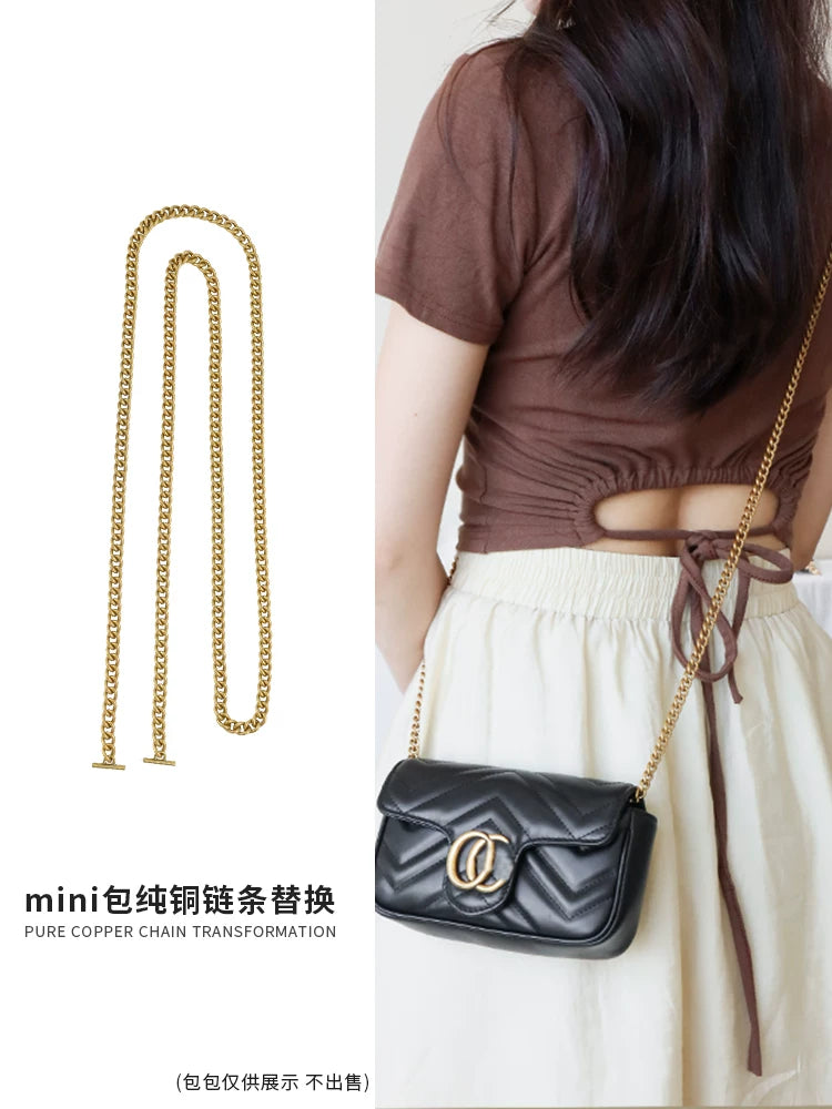 Yue Si Hui Gucci Mamon min bag chain replacement anti-wear buckle shoulder strap Gucci bag chain accessories underarm bag strap