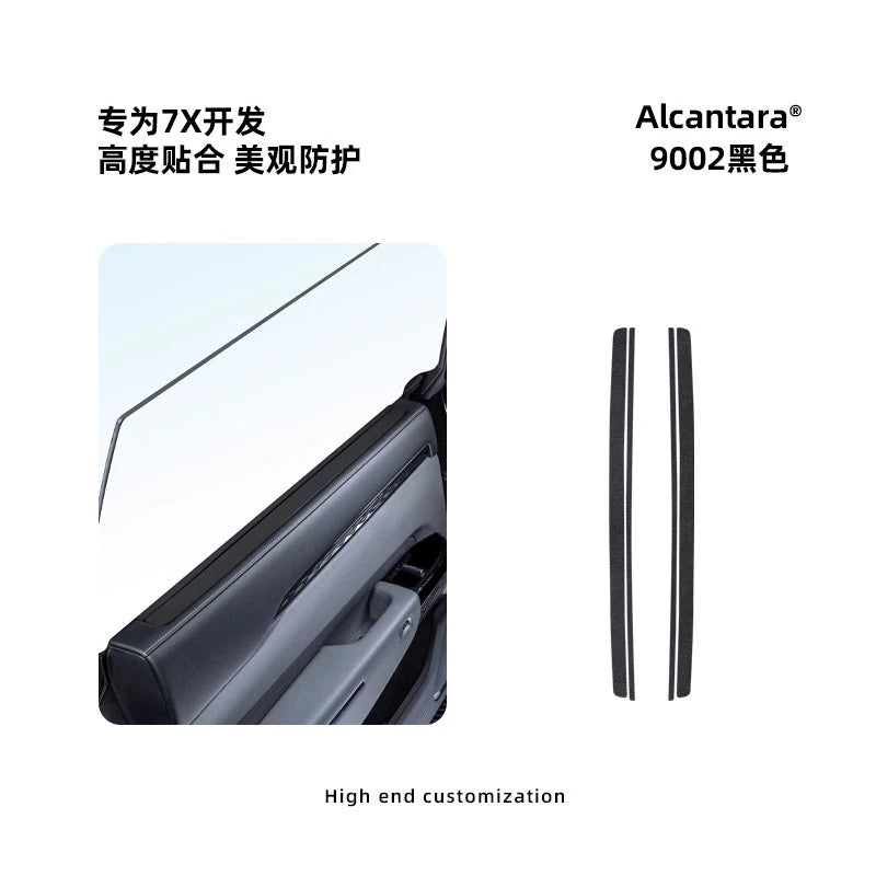 Vanxi, yaxşı bir avtomobil aksesuarı və dekorasiyası olan Krypton 7X arxa qapı günəş şüşəsi panel stikeri olan 2025-2026 modelləri üçün uyğundur.