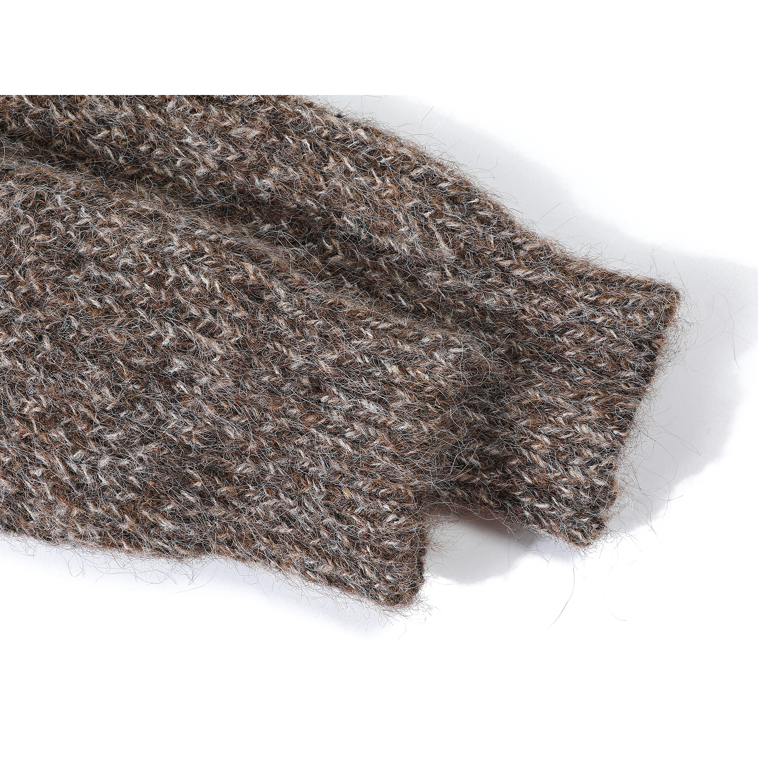 Cholisa Koreya üslubunda yüksək səviyyəli qış qalın hırka sviter palto qadın payız super şirin duffle trikotaj top