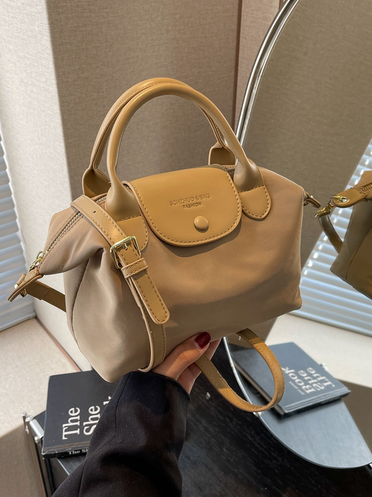 Luxury daily high-end women's bag, 2025 new style, lightweight nylon dumpling bag, cross-body bag for going to work