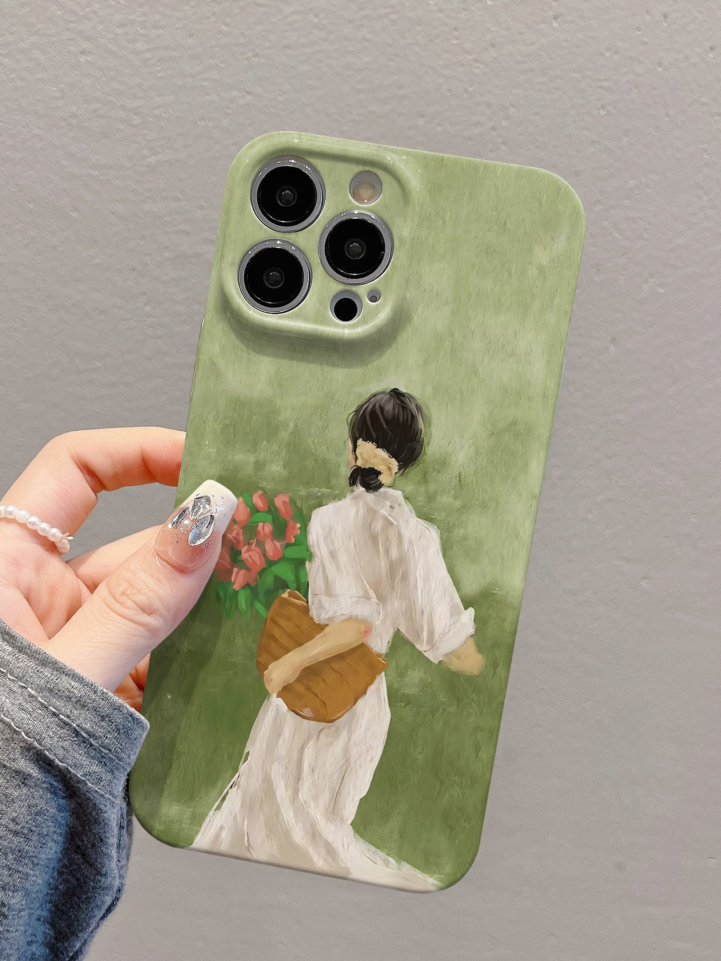 Apple Huawei vivo Xiaomi oppo Redmi Honor OnePlus iPhone17 mobil telefon üçün uyğundur 16Promax film 15 bahar yağlı boya qız 14 yeni model 13 isti model 12 gözəl görünüşlü Mate80