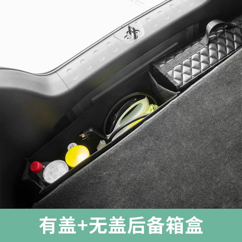 Wuling Hongguang Mini Macaron 3rd and 4th generation rear trunk storage box, interior decoration