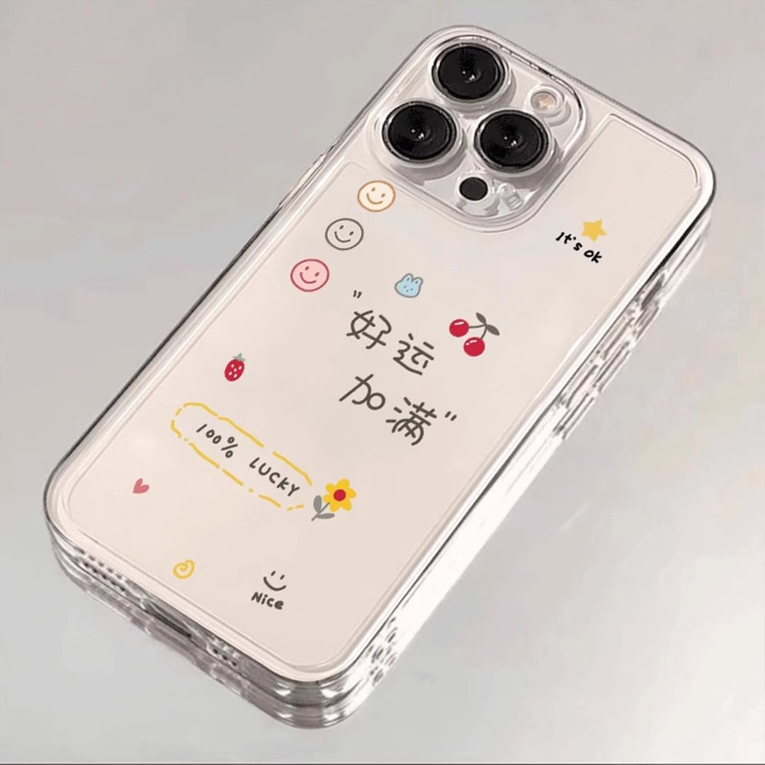 Uğurlar və Apple 16promax mobil telefon qutusu üçün tam proqram rənglənmiş yeni iphone17pro şəffaf ultra nazik 14PM yaradıcı mətn 13 sadə 12 kişi və qadın 15pro silikon 11 düşməyə qarşı örtük