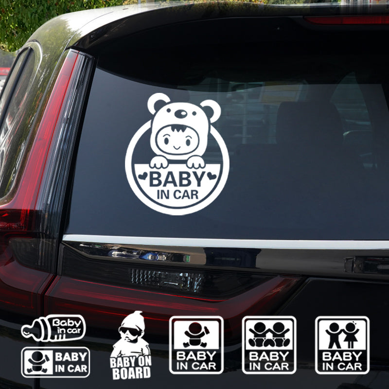 Avtomobildəki körpə stikerləri, avtomobildəki körpələr və uşaqlar üçün xəbərdarlıq stikerləri.