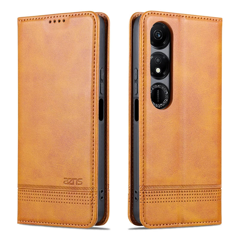 Honor Play 40 flip phone case, Honor Play 40 protective case, shockproof leather case, full coverage, soft silicone, suitable for men and women with business style.