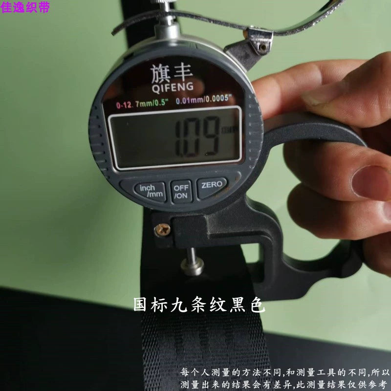 Eni 47 mm Milli Standart Avropa Standartı Qara Təhlükəsizlik Kəməri İp Avtomobil Təhlükəsizlik Lentinin Dəyişdirilməsi Bağlayıcı Qoruyucu Kəmər