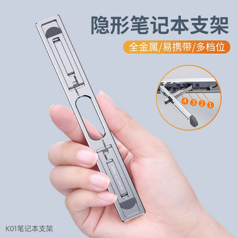 Paifan kompüter klaviaturası dayağı əyilən qaldırıcı mötərizə qatlana bilən dayaq bazası portativ notebook üzən ayaq altlığı radiator görünməz yapışdırıcı dolgu mini portativ aksesuarlar arxa stiker