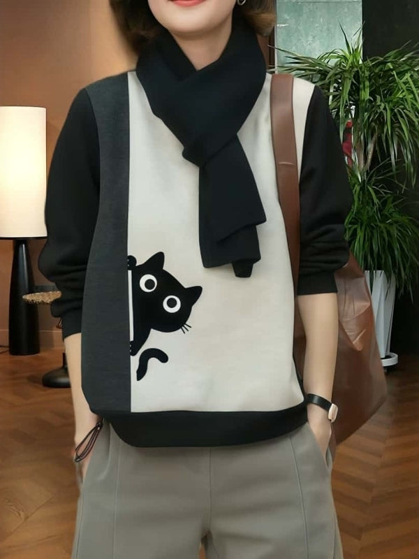 Qadın üçün boş, dairəvi yaxalı uzunqol sviter, yeni 2026-cı ilin yaz dəbi, böyük ölçüdə, dəbli, şık, çoxfunksiyalı və yüksək keyfiyyətli top.