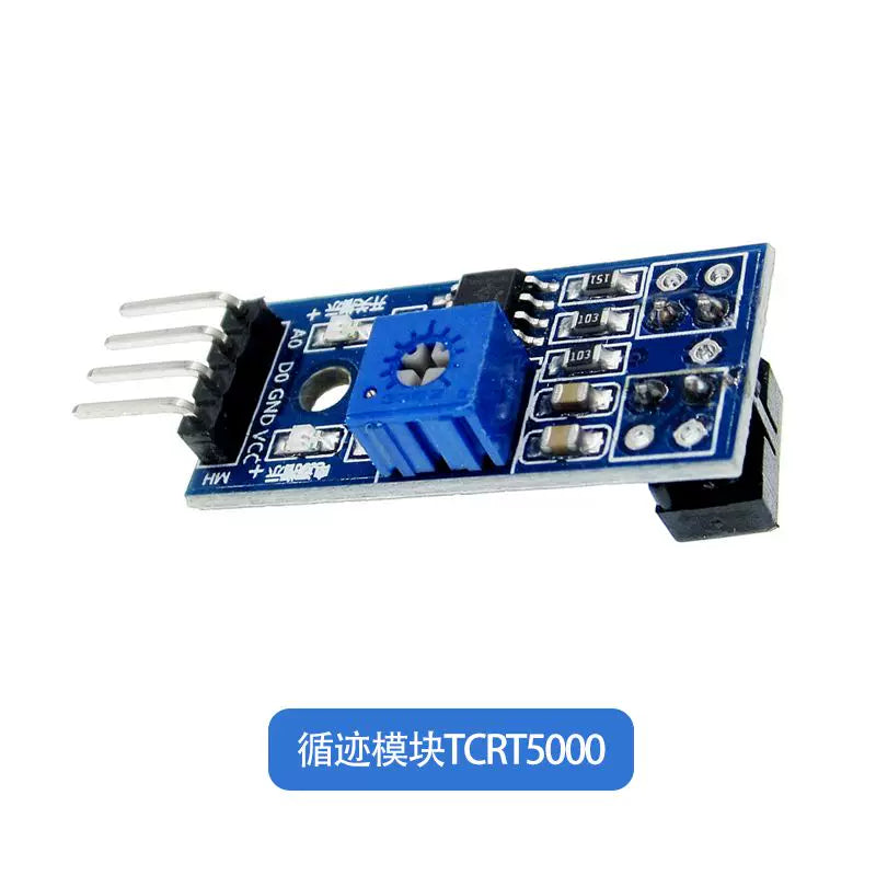 TCRT5000 avtomobil izləmə modulu infraqırmızı maneələrdən yayınma izləmə fotoelektrik açarı əks etdirən sensor inkişaf lövhəsi aksesuarları