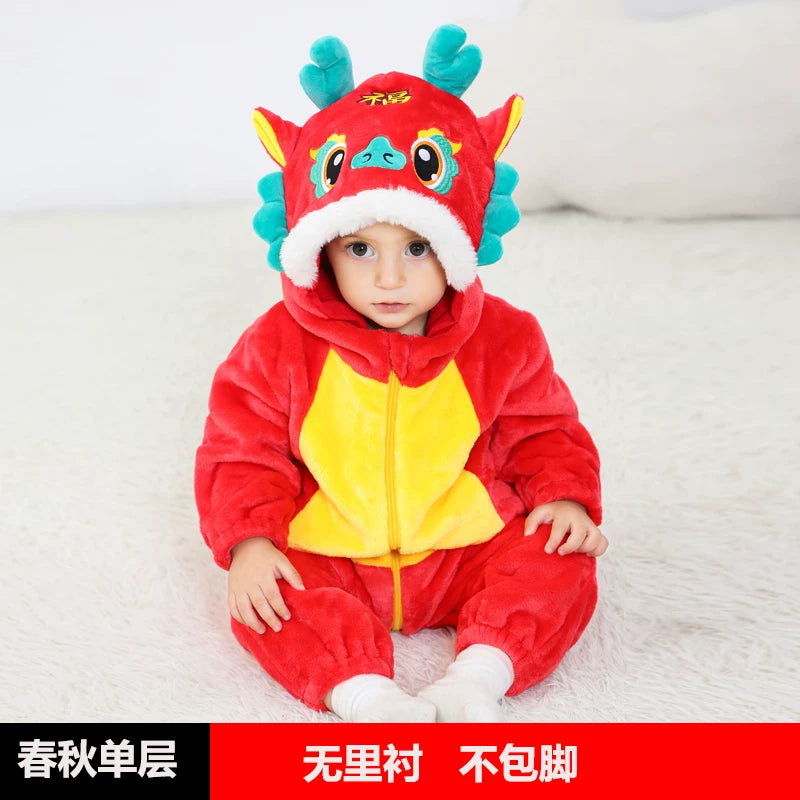 Körpə Yaz və Payız Topdan Dəsti, Dinozavr Pijamaları, Payız və Qış Körpə Romperləri, Super Şirin və Sevimli Geyimlər