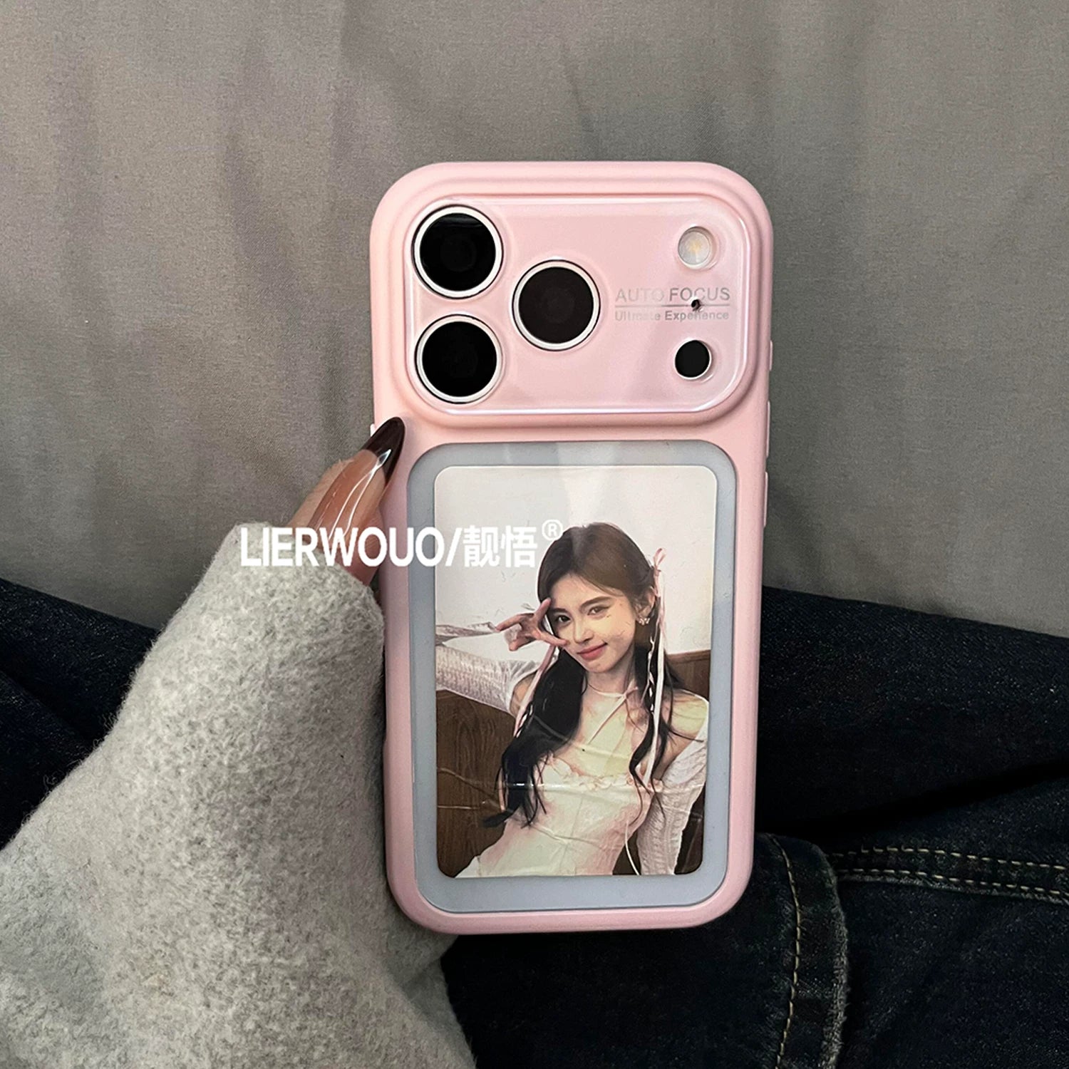 Apple 17 mobil telefon qutusu üçün uyğundur iphone16promax yumşaq rəngli İngilis böyük pəncərə 15 sadə düz rəng 17pro internet məşhur qadın modeli 16pro şəffaf yeni stil 15pro hər şey daxil mobil telefon qutusu