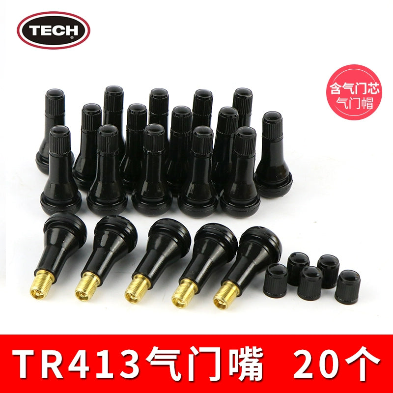 Orijinal mallar Tek rezin klapan Avtomobil təkəri Vakuum təkəri Şişmə klapan Əsas hava ucluğu TR413 414