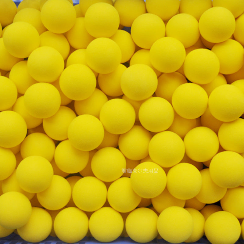 50 mm golf EVA topu qapalı təcrübə topu süngər topu əyləncə oyuncaq top köpük topu EVA tək rəngli top N rəngli