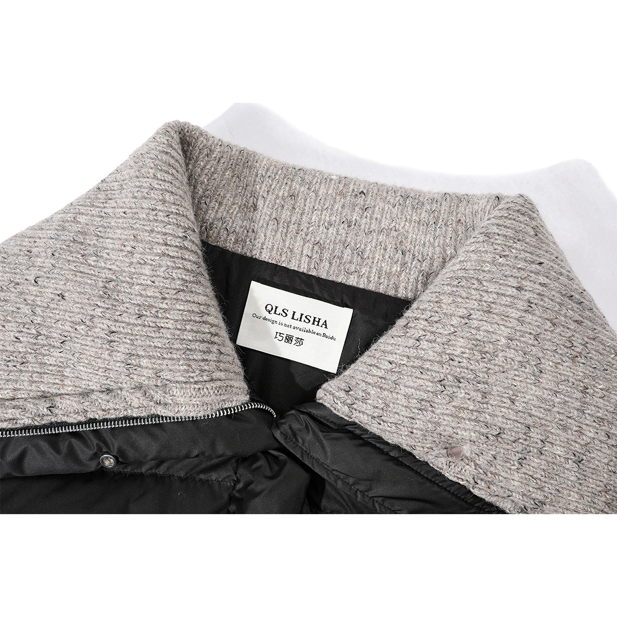 Chalisa qadınlar üçün yüksək səviyyəli şık qısa aşağı gödəkçə, yeni qış stili, zərif və çox yönlü şişirdilmiş gödəkçə.