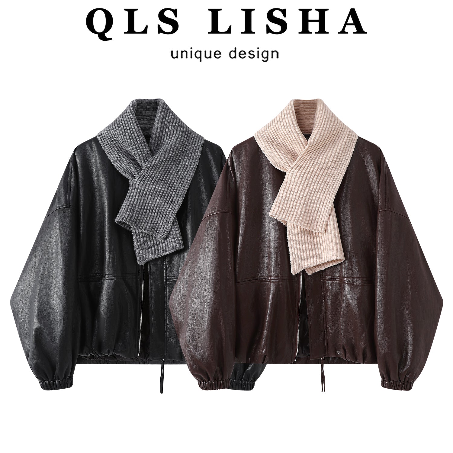 Chorlisa Retro Boş PU Dəri İsti Gödəkçə Payız Qış Motosiklet Dəri Gödəkçə Qadın Qalın Amerika Qısa Palto