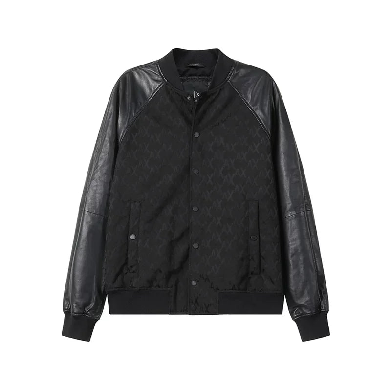 AX Armani Kişilər üçün Yamaqlı Sırınmış Gödəkçə Stilində Palto XM000002 AF10114