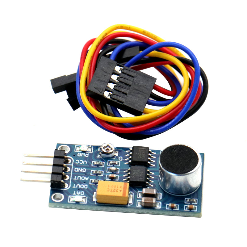 Səs Sensor Modulu Səs Aktivləşdirilmiş Sensor Keçici Səs Təsbiti LM386 Arduino ilə Uyğundur