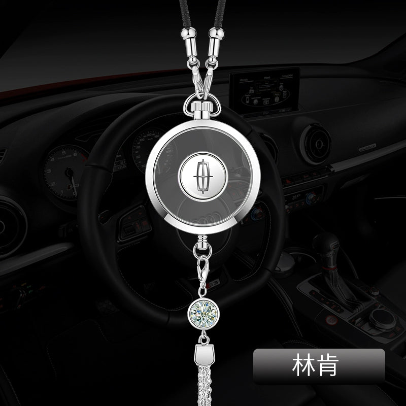 Avtomobil Ətri Avtomobil Asma Metal Qoruyucu Talisman Asma Dekorasiya Yüksək səviyyəli Avtomobil Loqosu Avtomobil Asma Efir Yağı Aromaterapiya Kulonu