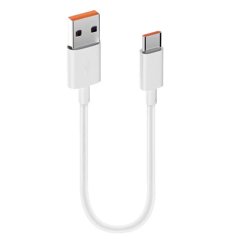 Power bank qısa məlumat kabeli 6A super sürətli şarj Huawei vivo Xiaomi OP Android mobil telefon üçün universal flaş doldurulması