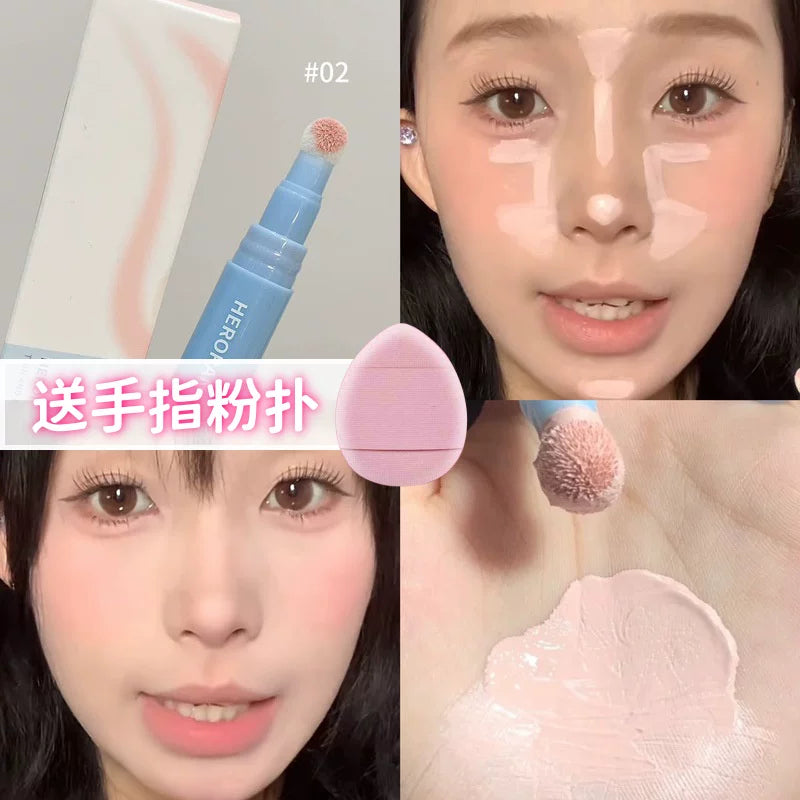 Nəmləndirici və uzunmüddətli konsiler! Bu təbəqə tipli konsiler ləkələri, sızanaq izlərini, tünd dairələri örtür və üzü və göz yaşları axıcılığını parlaqlaşdırır.