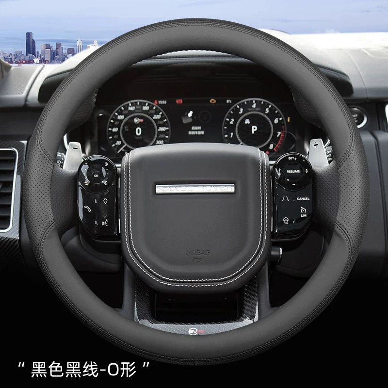 Land Rover steering wheel cover - ultra thin - for Defender, Discovery 4, 5, Pro Sport, Evoque L, Range Rover Velar Sport and other special car steering wheels.