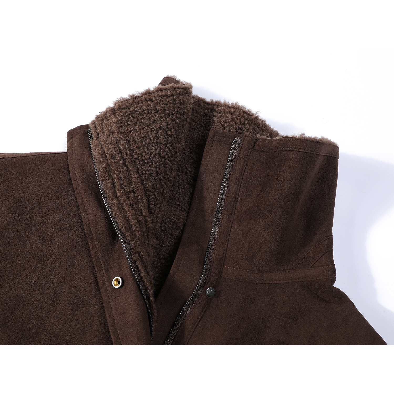 Cholisa Qadın Qırxma Paltosu, 2025-ci ilin Qışı, Orta Uzunluqlu, Koreya Üslubunda, Qalınlaşdırılmış, Yüksək Səviyyəli Motosiklet Pambıq Yastıqlı Gödəkçə