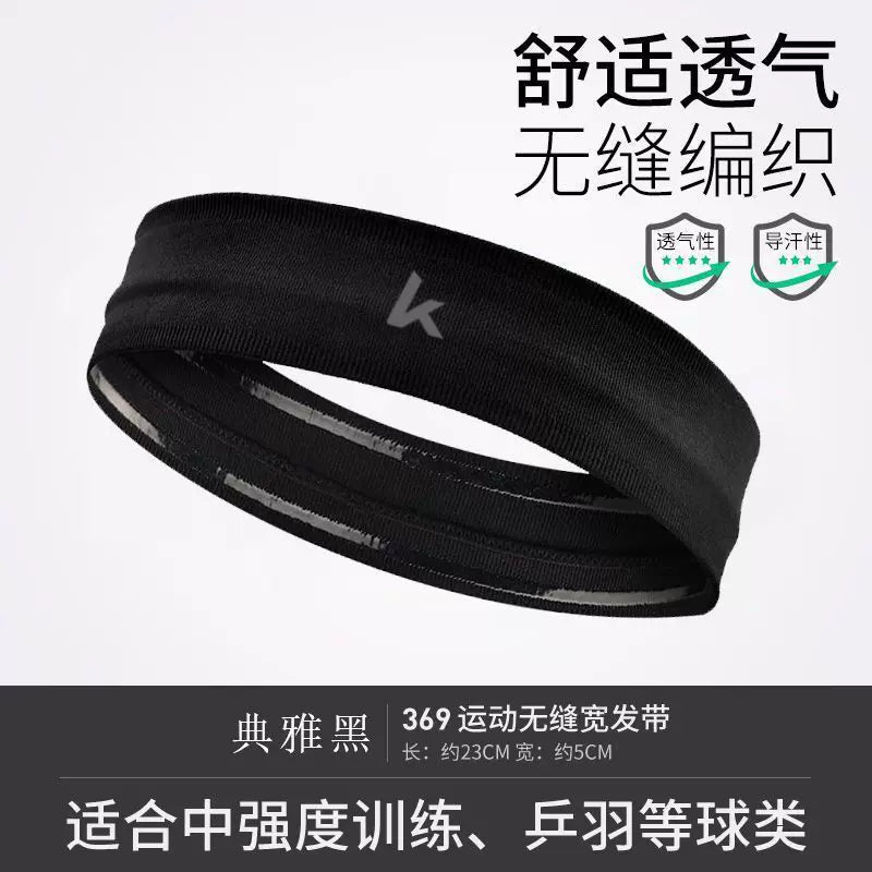 Kawasaki baş bandı idman saç bandı kişi və qadın tərləmə əleyhinə kəmər qaçış fitnes yoqa tər uducu baş örtüyü saç bandı tər bandı