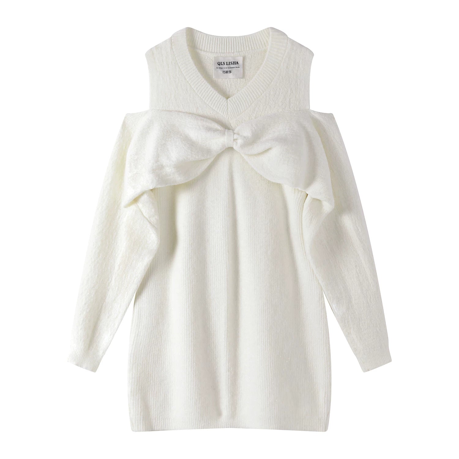 Chola Lisa Milad və Yeni il üçün qırmızı trikotaj donu Qış geyimi yüksək səviyyəli fransız bantlı sviter ətək qadın