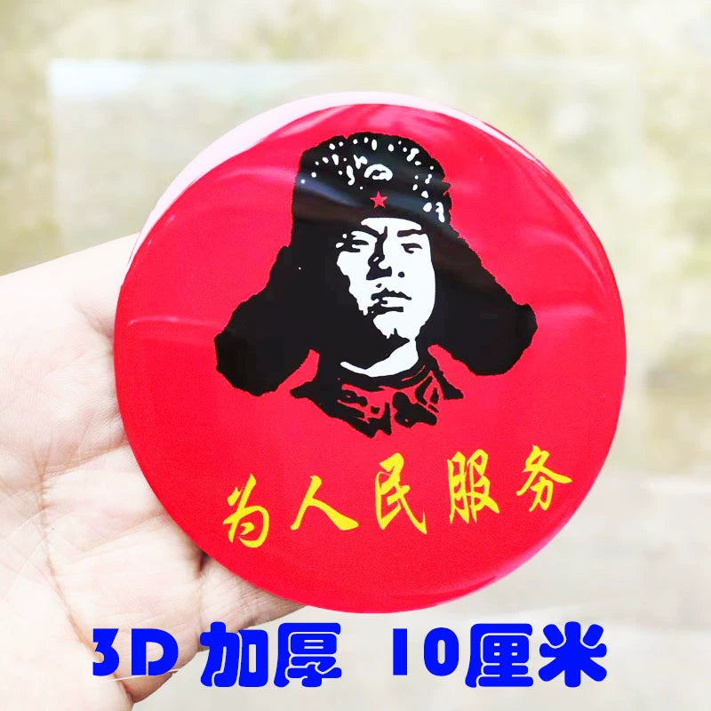 3D Qırmızı Bayraq Bamper Etiketləri Şəxsiyyət Etiketləri Qalınlaşmış Epoksi Yansıtıcı Bayraq Etiketi Suya davamlı Çizilmə Qapağı Qapağı