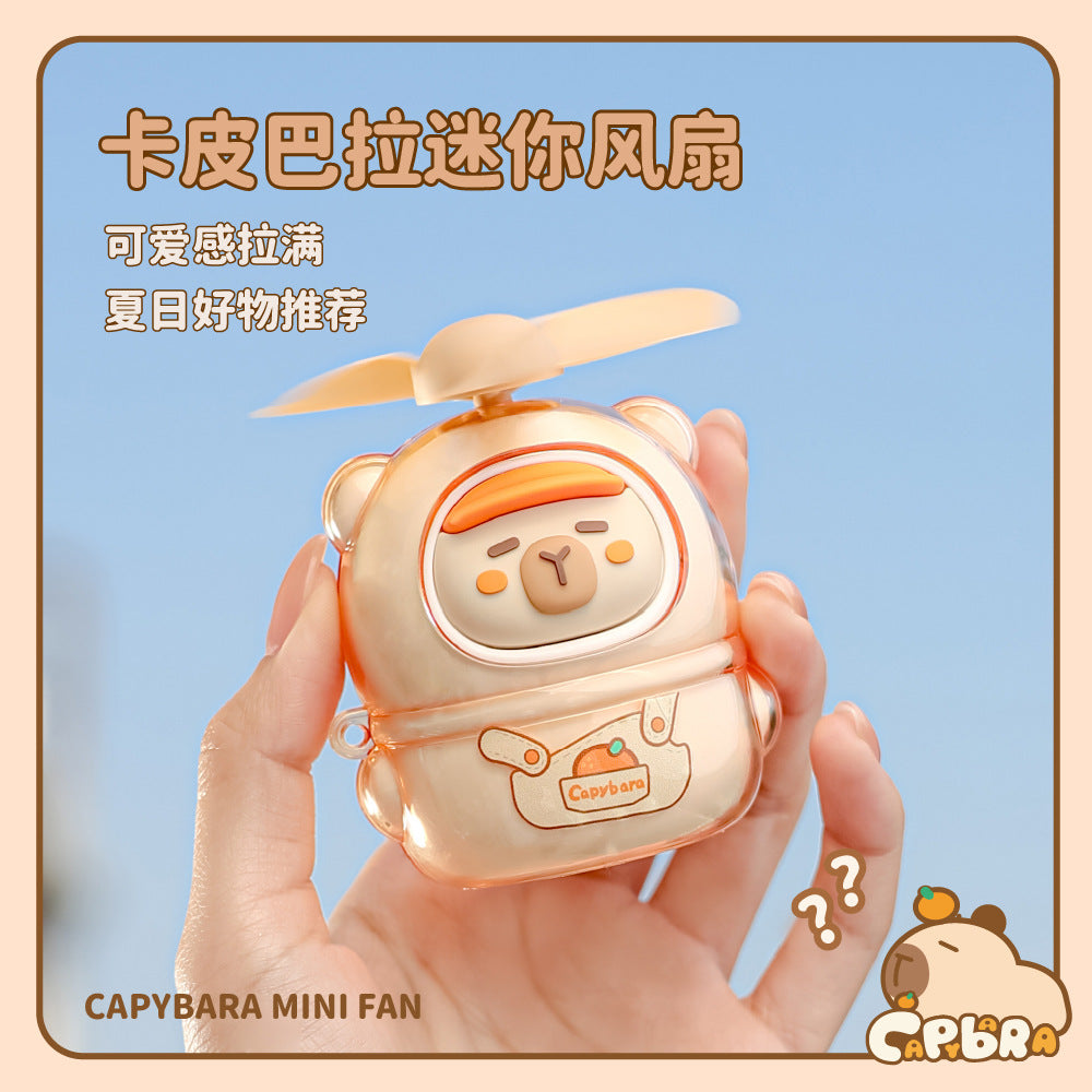 Sevimli mini fan usb doldurma cizgi filmi kiçik fan portativ yüksək küləkli əl fan paylayıcı şarj kabeli