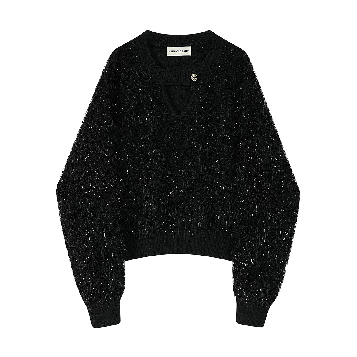 Cholisa-nın 2026-cı ilin yaz və payız mövsümü üçün mükəmməl olan super şık qırmızı qadınlar üçün sviteri, dəbli və populyar trikotaj top geyimidir.